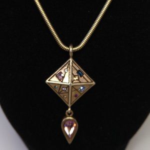 Patricia Locke Necklace Gold Plated Swarovski